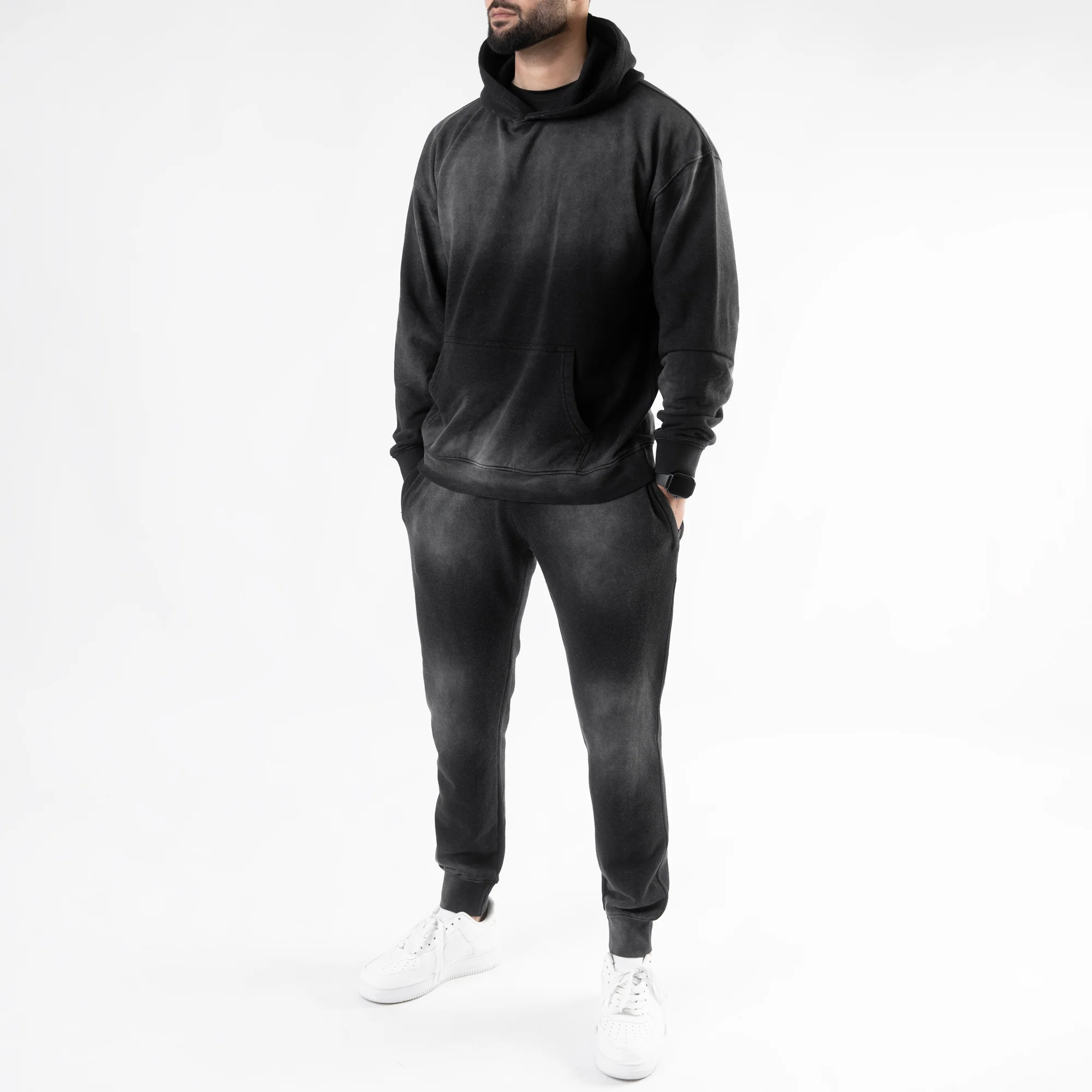 Black Sun Faded Tracksuit - Image 4