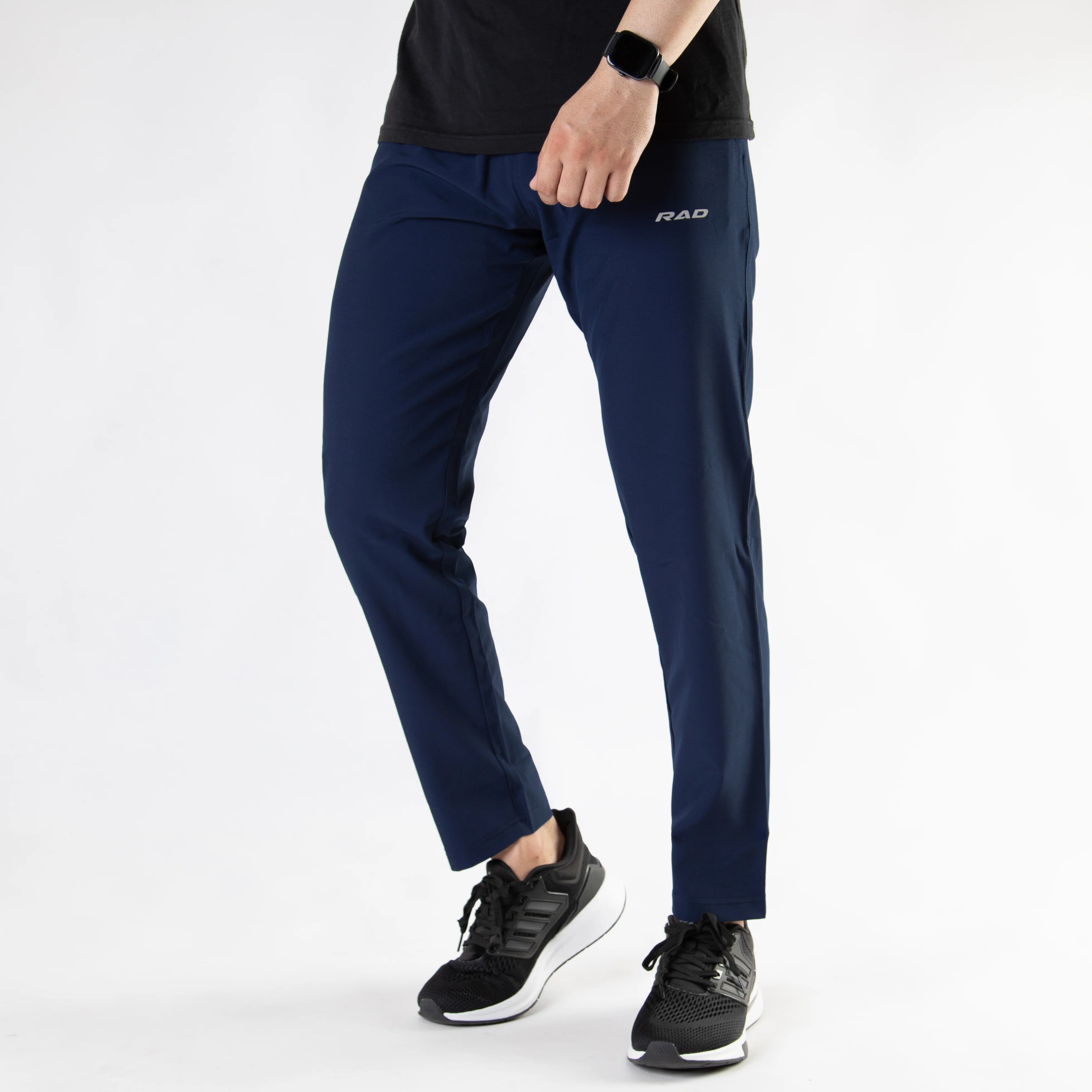 Navy Premium Micro Straight Fit Pants - Image 4
