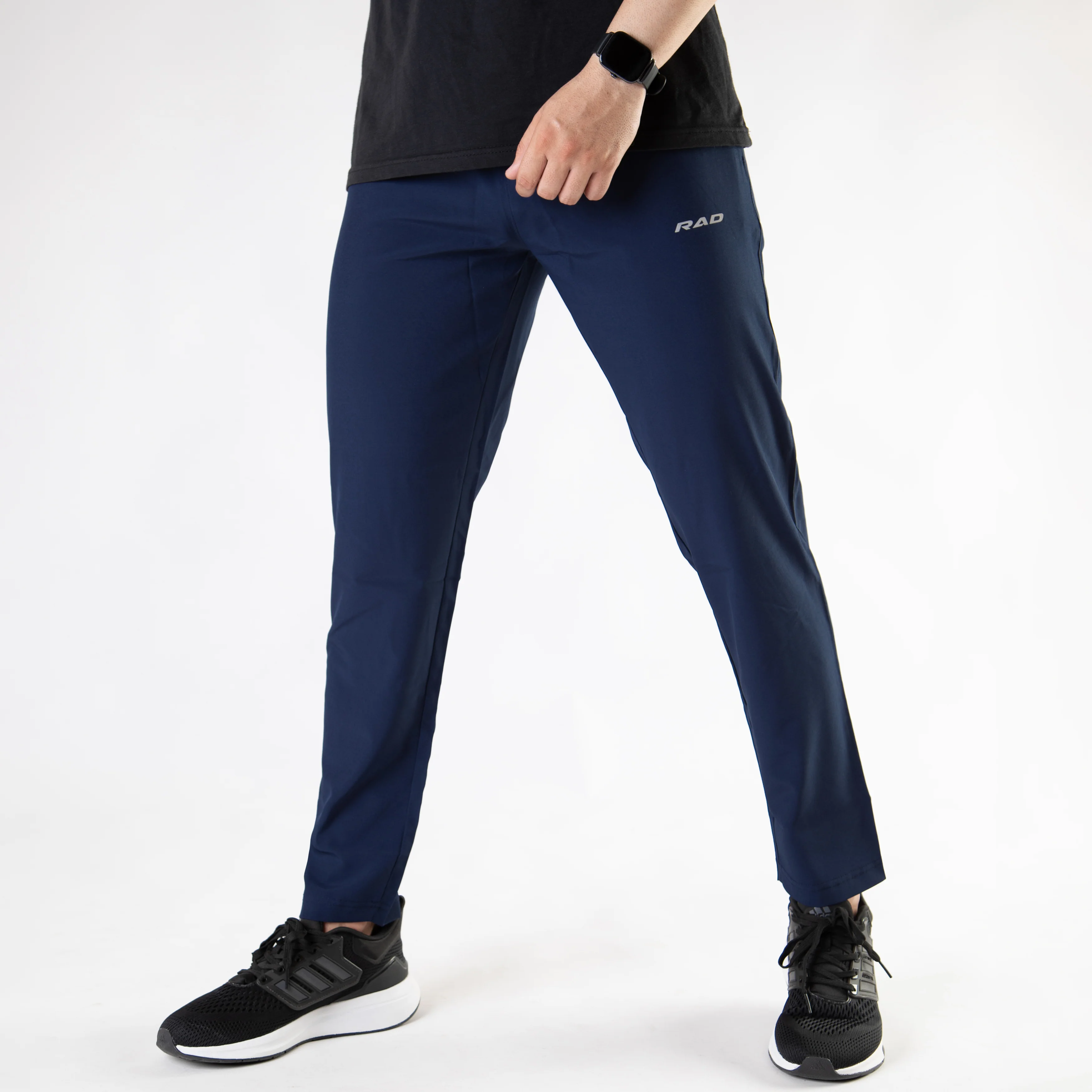 Navy Premium Micro Straight Fit Pants - Image 5