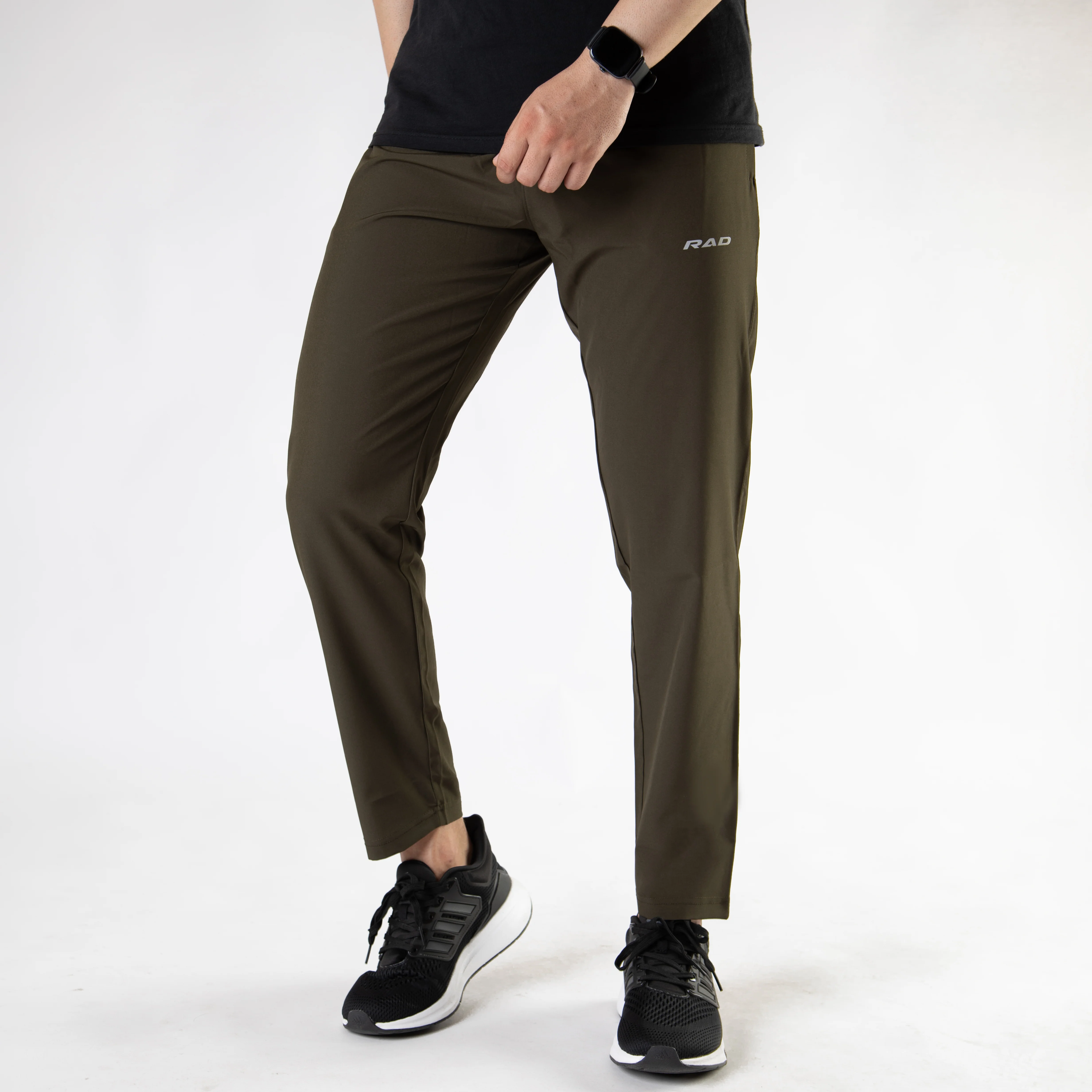Olive Premium Micro Straight Fit Pants - Image 4